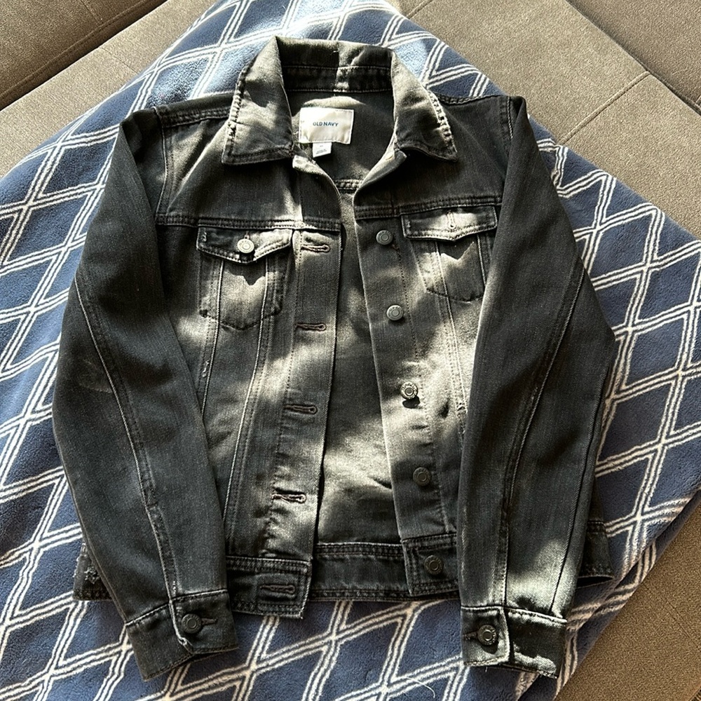 Light black denim Jean jacket